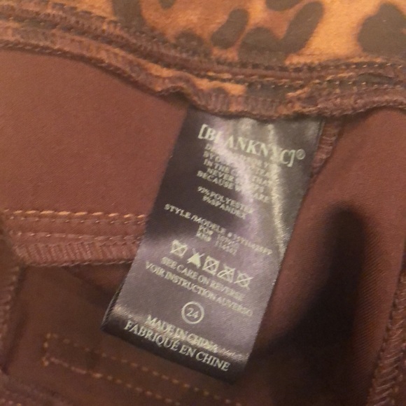 Blank NYC Animal Print Bell Bottom Pants - Picture 9 of 11